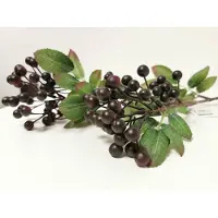 Ptmd Decoratie takken - kunststof - Bessen tak - Ø 20 cm - 65cm