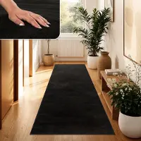 Paco Home Moderne woonkamer tapijt kortpolig wasbaar zacht uni effect bont antislip 100x200 cm