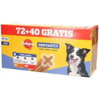 Pedigree Hondensnack Multipack Dentastix M 72 + 40 stuks