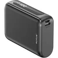Rixus RXPB24 Compact Powerbank Digital Display 10.000mAh Black
