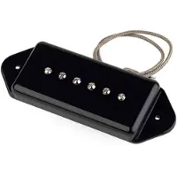 Lollar 103021113111 Single Coil Pickup - P-90 Dogear brug, tall, zwart