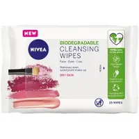 Nivea Biodegradeable Wipes 25s 3in1 Dry Skin (NIV489)