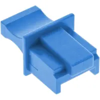 InLine RJ45 (m) afsluitcovers voor RJ45 (v) poorten - 100 stuks / blauw