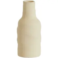 Light & Living Light - Living Vaas Sesto - Keramiek - Beige/Creme/Wit - 9 x 20 x 9 cm (BxHxD)