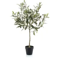 Fleurdirect Kunstplant Olive - Realistisch & Onderhoudsvrij - Groene Decoratie