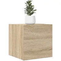 vidaXL Tv-wandmeubelen 4 st 30,5x30x30 cm sonoma eikenkleurig