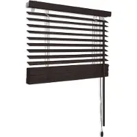 Sol Royal FSC gecertificeerd houten jaloezieën SolDecor JH3 rolgordijnen in donker bruin 100x160 cm - Milieuvriendelijk geproduceerd