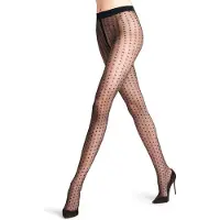 Falke Firefly 20 DEN transparent materiaal transparent 20 DEN Panty dames blauw - maat M-L