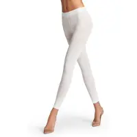 Falke Pure Matt eenkleurig materiaal ondoorzichtig 50 DEN legging dames wit - maat M-L