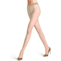 Falke Body Chain 12 DEN ultra transparent materiaal transparent 12 DEN Panty dames wit - maat S