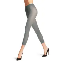 Falke Pure Matt eenkleurig materiaal halfdoorzichtig 50 DEN legging dames grijs - maat S