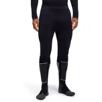Falke - Thermokleding - MW 3/4 Tights M Black voor Unisex - Maat L - Zwart