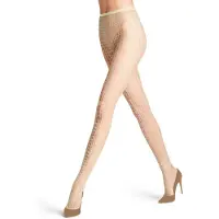 Falke Wicker Game ultra transparent materiaal transparent Panty dames wit - maat XL