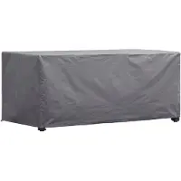 Perel Tuintafelhoes | | 145 x 105 x 75 cm (PP, Grijs)