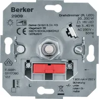 Berker Driehoekdimmer (R LED) 2909 - Lichtbesturing