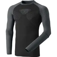 Dynafit - Speed Dryarn M L/S Tee Magnet voor Heren van Wol - Maat S - Zwart