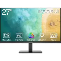Koorui E2711f - 27 Inch Full Hd 1920 X 1080 Pixels Ips (in-plane Switching)