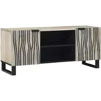 vidaXL TV Eenheden 105 x 33 x 46 cm Wit Bewerkt hout