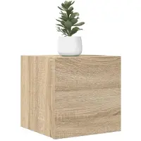 vidaXL Tv-wandmeubelen 4 st 30,5x30x30 cm sonoma eikenkleurig