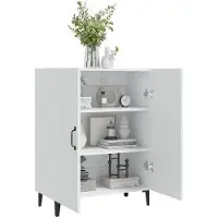 vidaXL Dressoir 70x34x90 cm bewerkt hout wit