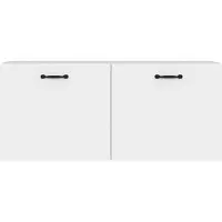 vidaXL Wandkast 80x36,5x35 cm bewerkt hout wit