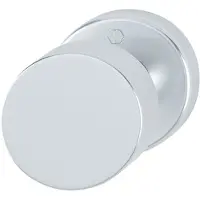 Hoppe voordeurknop 58 op rozet - 42KV - Aluminium