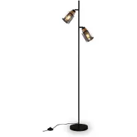 Briloner Vloerlamp 1486025, zwart, Woon-/ Eetkamer, metaal, vloerlamp