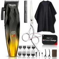 ProTrue Tondeuse Mannen Hoofdhaar - Kappersset 22 Delig - Haartrimmer Set met Kappersschaar - Trimmer voor Hoofd & Baard