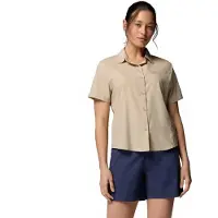 Columbia - Women's Silver Ridge Utility II S/S Shirt - Overhemd L, beige