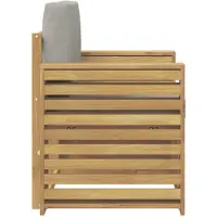 vidaXL Buiten bank set Polyester Wit