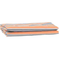 vidaXL Vervangingsdoek voor zonnescherm Blauw en Oranje 1000 x 160 cm