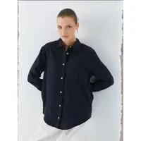 MixRay Ontspannen Pasvorm Blouse met Pocket