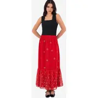 Bigdart Geprinte Maxi Rok met Bloemenmotief