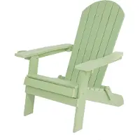 Axi Claire Adirondack Stoel Kunststof opklapbaar Pastelgroen