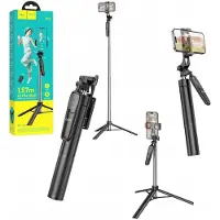 Hoco K19 Selfie Stick Statief met Bluetooth Afstandsbediening 157cm
