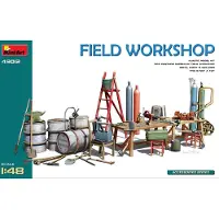 Other Modelbouwpakket Diorama - 49012 Diorama Field Workshop Plastic - 1:48 - Modelbouw