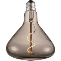 LUCANDE LED lamp E27 Ø14cm 4W 1800K smoke