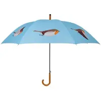 Esschert Design Paraplu Roodborst Blauw blauw Polyester Paraplu