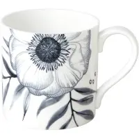 IHR - Mok 350 ml - Holly flower white