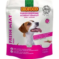 BF Petfood 8x Vleesvoeding Eend - Kip 7 X 90 Gr