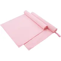 vidaXL Sporthanddoeken 2 st Roze 180 x 90 cm Polyester en polyamide
