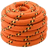 vidaXL Boottouw 5 mm 5 m Oranje