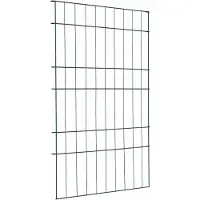 vidaXL Vijverhekset 8 st 50 x 80 cm Staal Groen