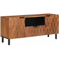 vidaXL TV Kast met lade Acacia Bruine Afwerking 105 x 33 x 46 cm