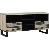vidaXL TV Eenheden 100 x 33 x 46 cm Wit Bewerkt hout