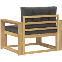 vidaXL Buiten Midden Sofa Polyester Wit