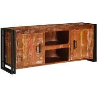vidaXL TV Kast Multikleur 120 x 33 x 50 cm massief gerecycled hout