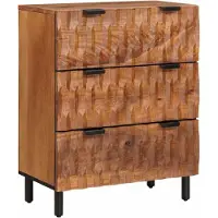 vidaXL Dressoir 60 x 33 x 75 cm Massief Mango Hout