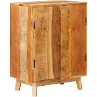 vidaXL Opbergkasten met plank Bruin 55 x 35 x 75 cm Massief Mango Hout