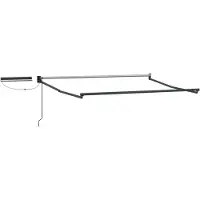 vidaXL Elektrisch Uittrekbaar Markies Frame Antraciet 2,5 x 2 m